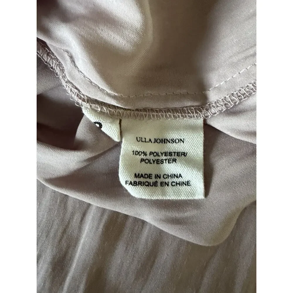 Ulla Johson soft pink Akani mirco pleated maxi skirt Size 2
